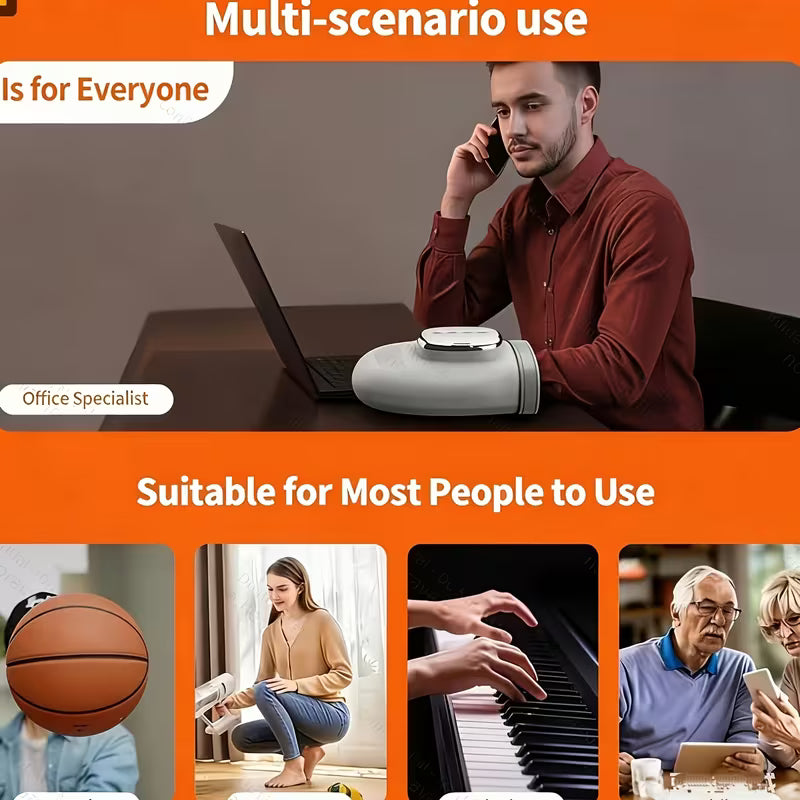 Smart Hand Massager with Heat Compression