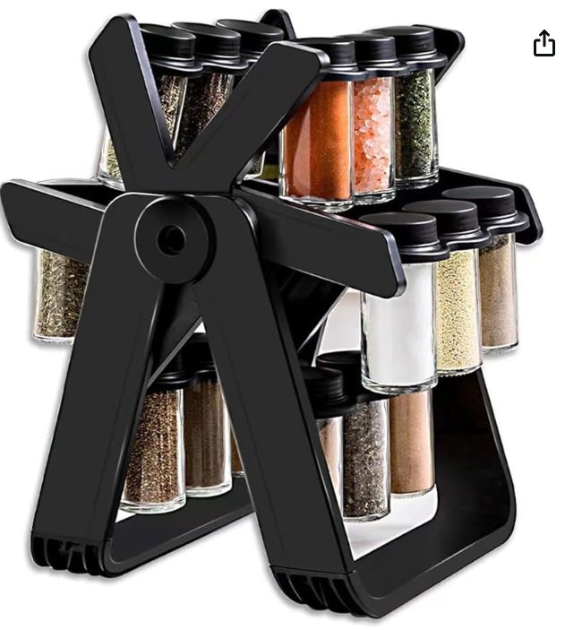Denx - 18 Jar Rotating Spice Rack