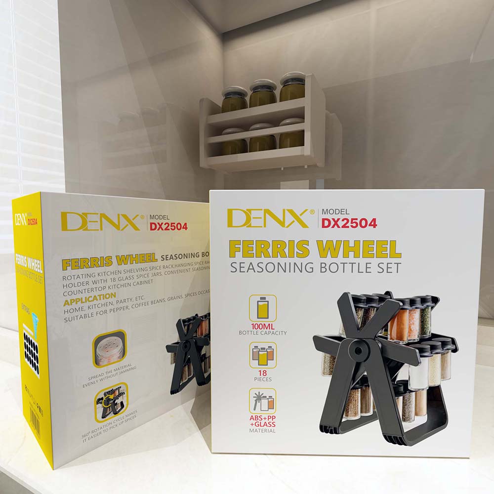 Denx - 18 Jar Rotating Spice Rack